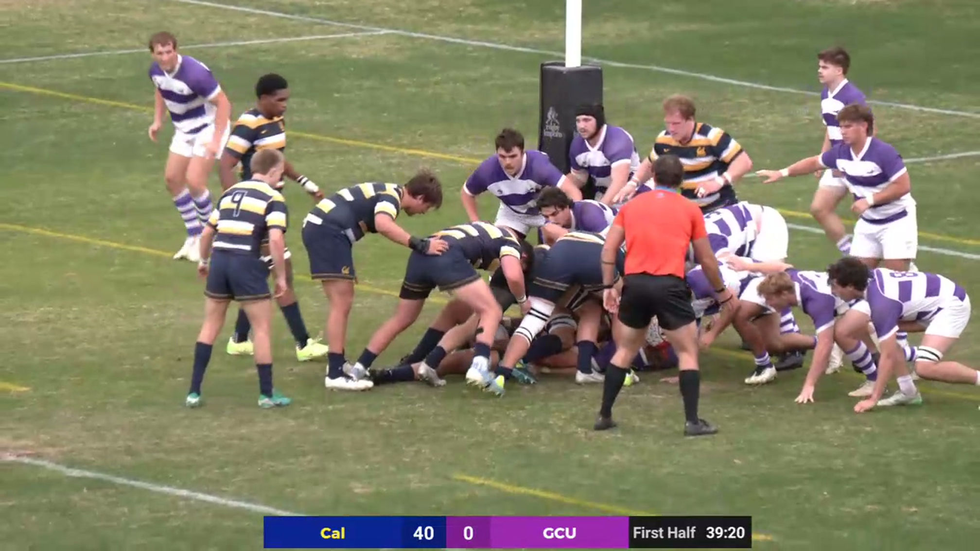 GCU vs Cal | D1A Top 20 College Rugby | Full Match Replays GCU